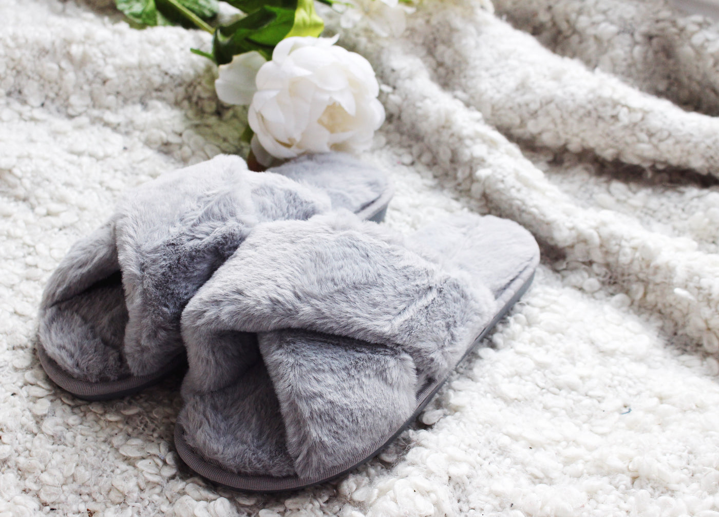 Grey Cloud Slipper